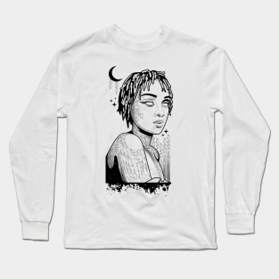 Spooky girl Long Sleeve T-Shirt